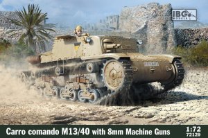 IBG 72129 - 1:72 Carro Comando M13/40 with 8 mm Machine Guns