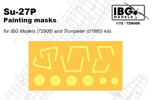 Przejdź do produktu IBG 72M005 - 1:72 Su-27P Painting Masks for IBG72906 and TRU01660