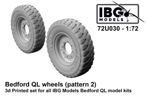 IBG 72U030 - 1:72 Bedford QL Wheels (Pattern 2) for all IBG Bedford QL Kits