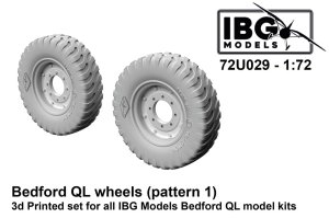IBG 72U029 - 1:72 Bedford QL Wheels (Pattern 1) for all IBG Bedford QL Kits