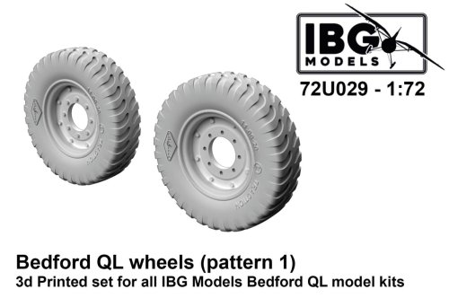 Przejdź do produktu IBG 72U029 - 1:72 Bedford QL Wheels (Pattern 1) for all IBG Bedford QL Kits