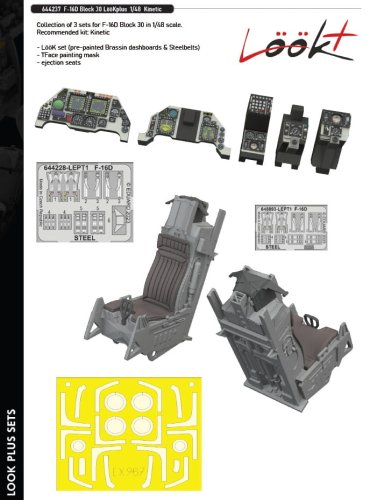 Przejdź do produktu Eduard 644237 - 1:48 F-16D Block 30 LööKplus