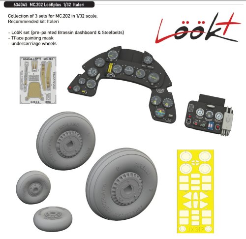 Przejdź do produktu Eduard 634045 - 1:32 MC.202 Folgore LööKplus