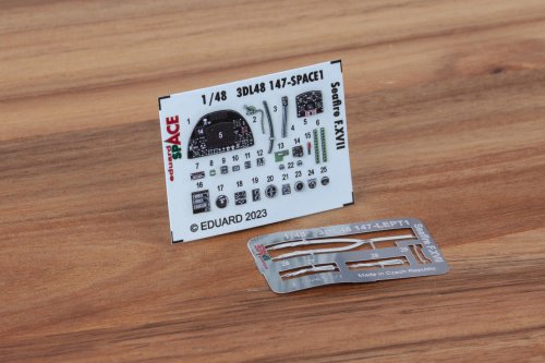 Przejdź do produktu Eduard 3DL48147 - 1:48 Seafire F.XVII Space 3D Decals + PE