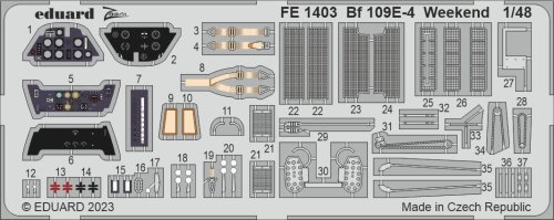 Przejdź do produktu Eduard FE1403 - 1:48 Bf 109E-4 Weekend