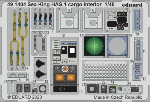 Przejdź do produktu Eduard 491404 - 1:48 Sea King HAS.1 cargo interior