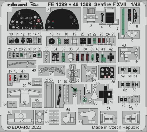 Przejdź do produktu Eduard 491399 - 1:48 Seafire F.XVII