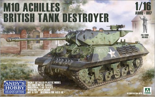 Przejdź do produktu Andy's Hobby Headquarters AHHQ-007 - 1:16 M10 Achilles British Tank Destroyer