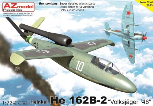 Przejdź do produktu AZ Models 7852 - 1:72 Heinkel He 162B-2 Volksjäger 46