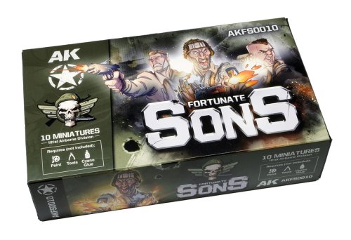 Przejdź do produktu AK Interactive FS0010 - 28 mm Fortunate Sons - 101st Airborne Division