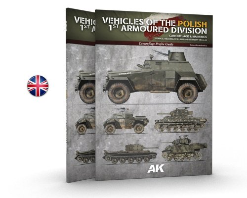 Przejdź do produktu AK Interactive 130010 - Vehicles of the Polish 1st Armoured Division - Camouflage Profile Guide