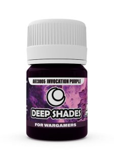 AK Interactive 13005 - Invocation Purple Deep Shades for Wargamers - farba do cieniowania 30 ml