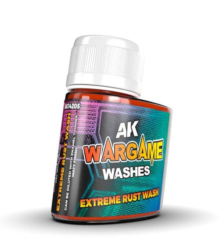 Przejdź do produktu AK Interactive 14205 - Wargame Extreme Rust Wash - farba do weatheringu 35 ml