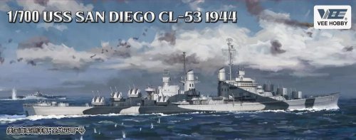 Przejdź do produktu Vee Hobby V57012 - 1:700 USS San Diego CL-53 1944