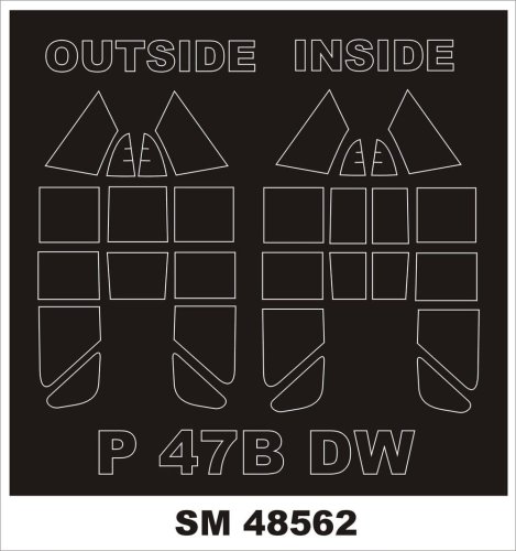 Przejdź do produktu Montex SM48562 - 1:48 P-47B