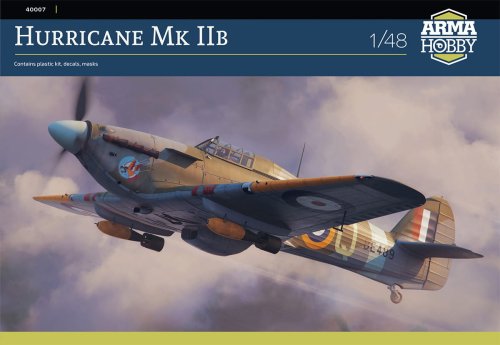 Przejdź do produktu Arma Hobby 40007 - 1:48 Hurricane Mk IIb