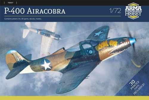 Przejdź do produktu Arma Hobby 70057 - 1:72 P-400 Airacobra