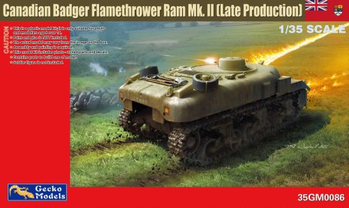 Przejdź do produktu Gecko Models 35GM0086 - 1:35 RAM Badger Flamethrower Mk. II Late Production