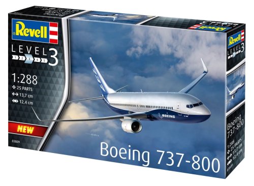 Przejdź do produktu Revell 63809 - 1:288 Boeing 737-800 model z farbami