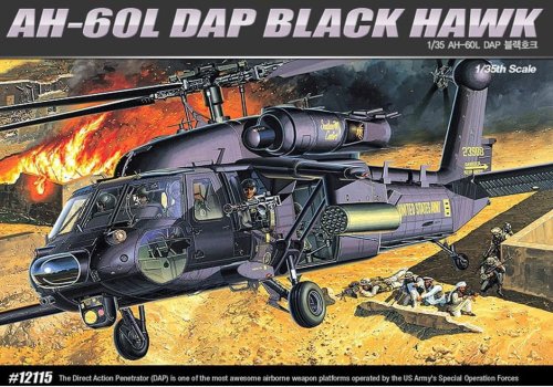 Przejdź do produktu ACADEMY 12115 - 1:35 AH-60L DAP Black Hawk