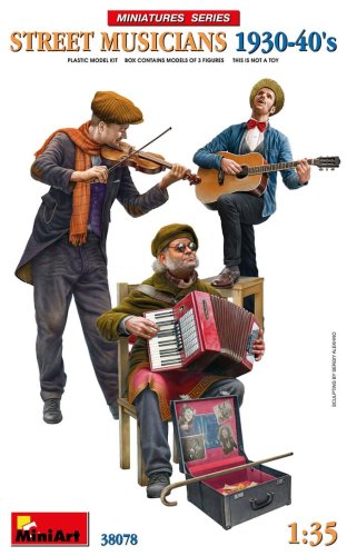 Przejdź do produktu Miniart 38078 - 1:35 Street Musicians 1930-40's