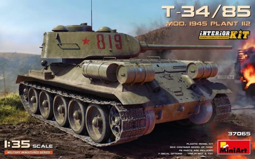 Przejdź do produktu Miniart 37065 - 1:35 T-34/85 Mod. 1945 Plant 112 w/ full interior