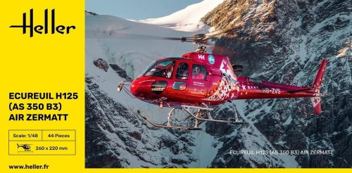 Przejdź do produktu Heller 80490 - 1:48 Ecureuil H125 AS 350 B3 Air Zermatt