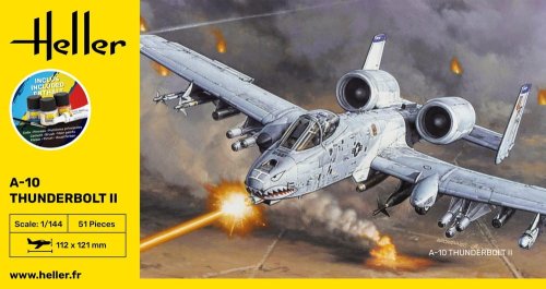 Przejdź do produktu Heller 56912 - 1:144 A-10 Thunderbolt II model z farbami