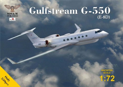 Przejdź do produktu Sova 72045 - 1:72 Gulfstream G-550 E-8D