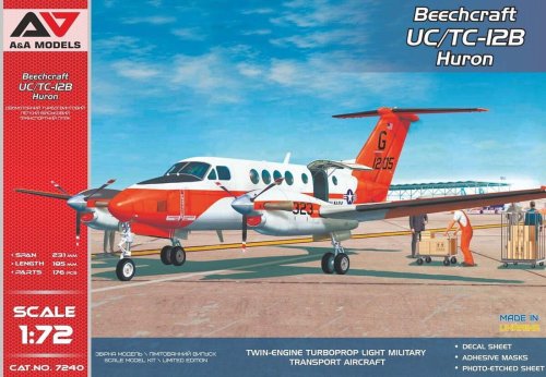 Przejdź do produktu A&A Models 7240 - 1:72 Beechcraft UC/TC-12B Huron