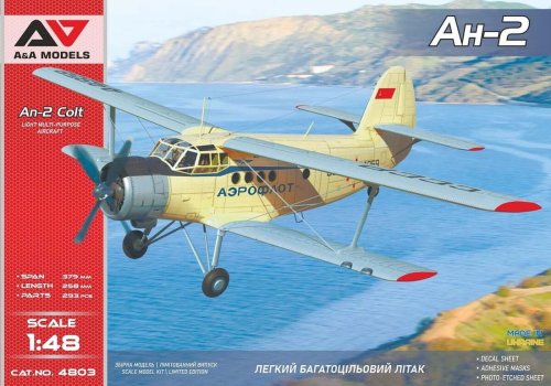 Przejdź do produktu A&A Models 4803 - 1:48 An-2 Colt