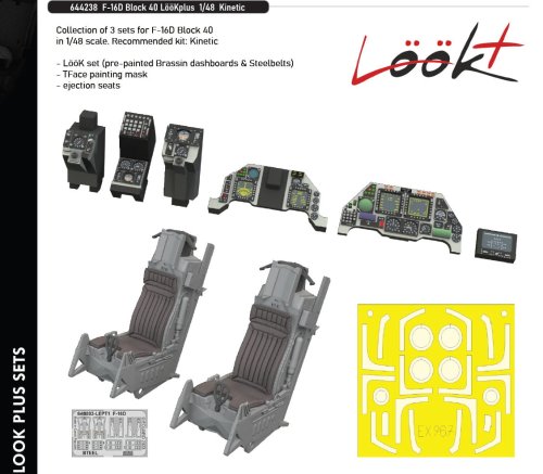 Przejdź do produktu Eduard 644238 - 1:48 F-16D Block 40 LööKplus
