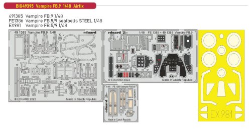 Przejdź do produktu Eduard BIG49395 - 1:48 Vampire FB.9