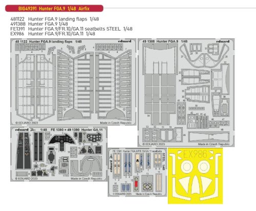 Przejdź do produktu Eduard BIG49391 - 1:48 Hunter FGA.9