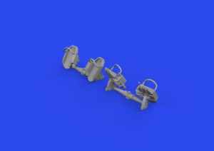 Eduard 648873 - 1:48 Bf 109E rudder pedals early
