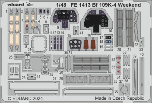 Przejdź do produktu Eduard FE1413 - 1:48 Bf 109K-4 Weekend