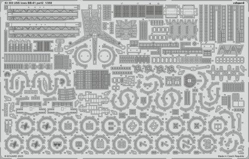 Przejdź do produktu Eduard 53303 - 1:350 USS Iowa BB-61 part 2