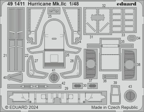 Przejdź do produktu Eduard 491411 - 1:48 Hurricane Mk.IIc