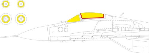 Przejdź do produktu Eduard CX657 - 1:72 MiG-29 9-19 SMT