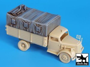 BLACK DOG T72019 - 1:72 Canvas for Opel Blitz