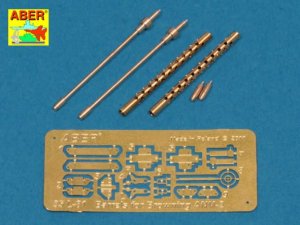 Aber 35L-081 - 1:35 Zestaw 2 luf lotniczego karabinu maszynowego cal .50 Browning ANM2