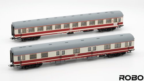 Przejdź do produktu Robo 200511-3 - Zestaw 2 wagonów pociągu PKP Express ODRA III z oświetleniem