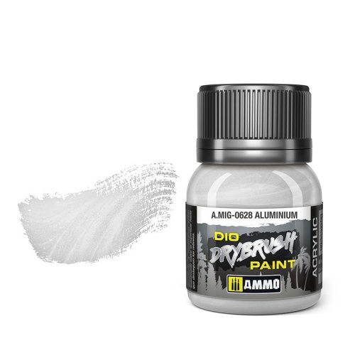 Przejdź do produktu Ammo Mig 0628 - Dio Drybrush Aluminium - farba do techniki suchego pędzla 40 ml