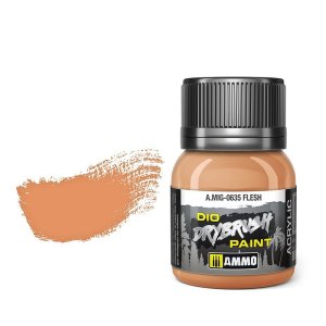 Ammo Mig 0635 - Dio Drybrush Flesh - farba do techniki suchego pędzla 40 ml
