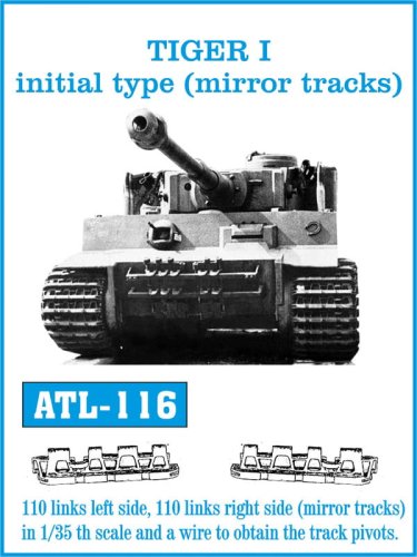 Przejdź do produktu Friulmodel ATL-116 - 1:35 Metalowe gąsienice Tiger I initial type