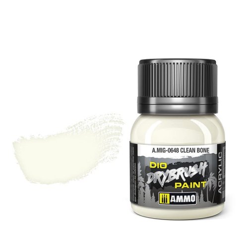 Przejdź do produktu Ammo Mig 0648 - Dio Drybrush Clean Bone - farba do techniki suchego pędzla 40 ml
