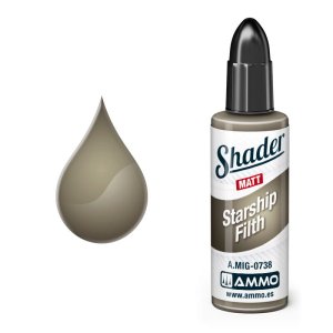 Ammo Mig 0738 - Matt Shader Starship Filth - farba do cieniowania 10 ml