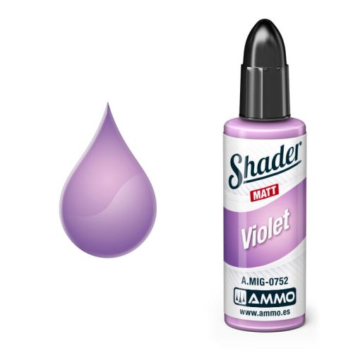 Przejdź do produktu Ammo Mig 0752 - Matt Shader Violet - farba do cieniowania 10 ml