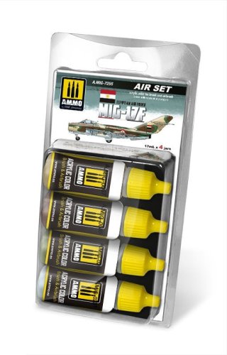 Przejdź do produktu Ammo Mig 7255 - Zestaw farb Mig-17F Egyptian Air Force