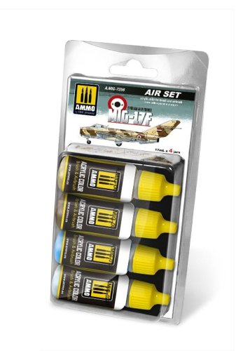 Przejdź do produktu Ammo Mig 7256 - Zestaw farb Mig-17F Syrian Air Force